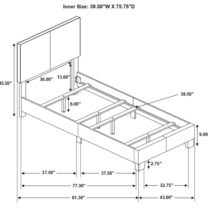 Dorian Panel Bed