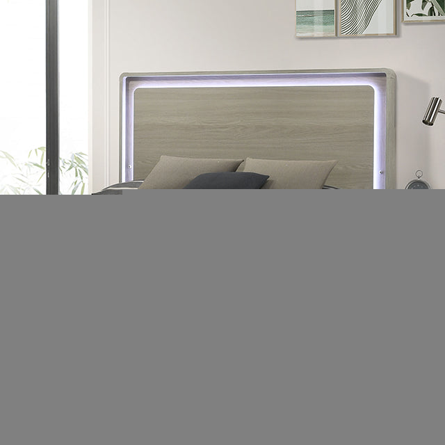 Rainier Queen Bedroom Set Gray