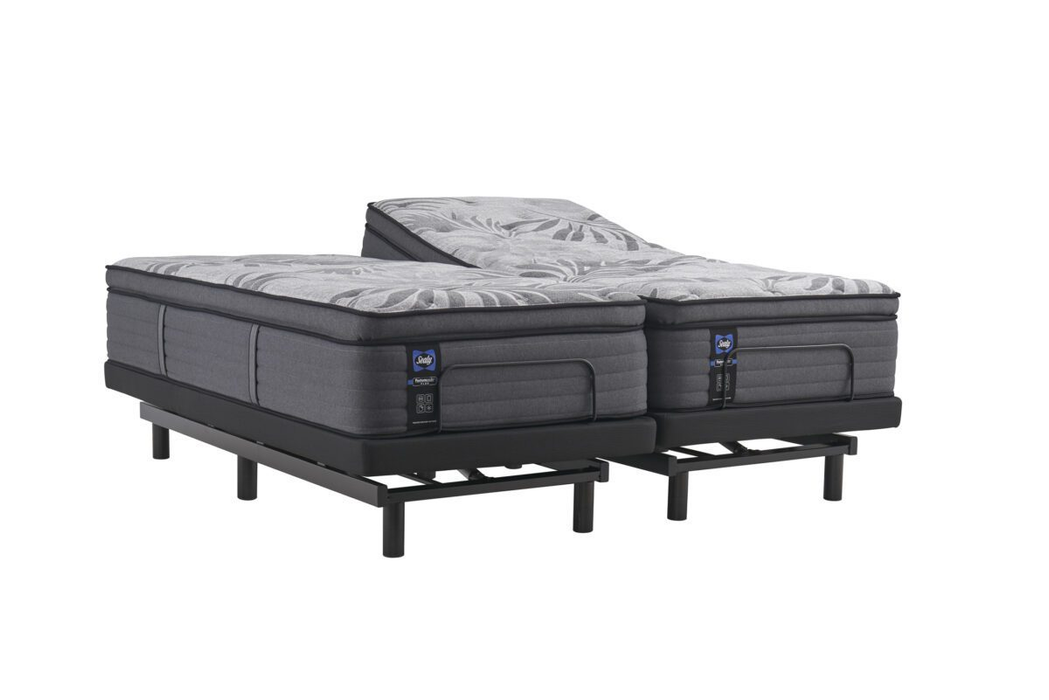 SEALY POSTUREPEDIC PLUS HYBRID SPLIT CAL KING MATTRESS SET KK