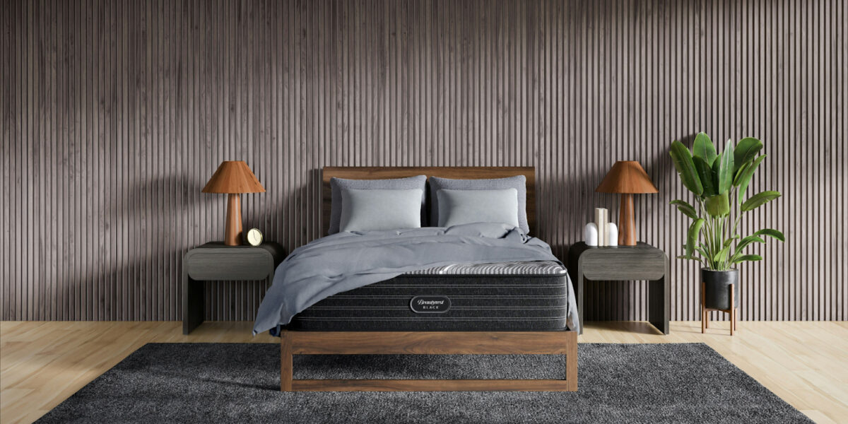 BEAUTYREST BLACK B-CLASS EXTRA FIRM SPLIT CAL KING MATTRESS SET II